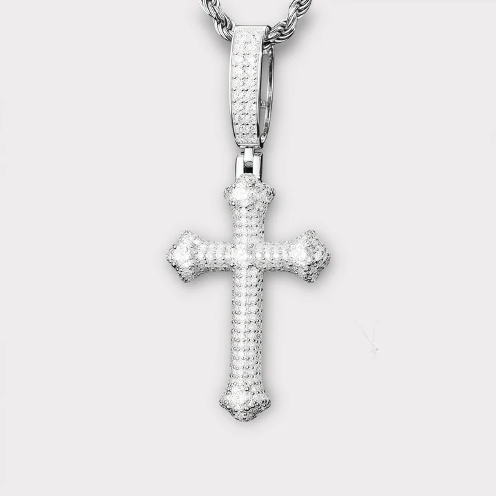 VVS1 Moissanite Cross Pendant